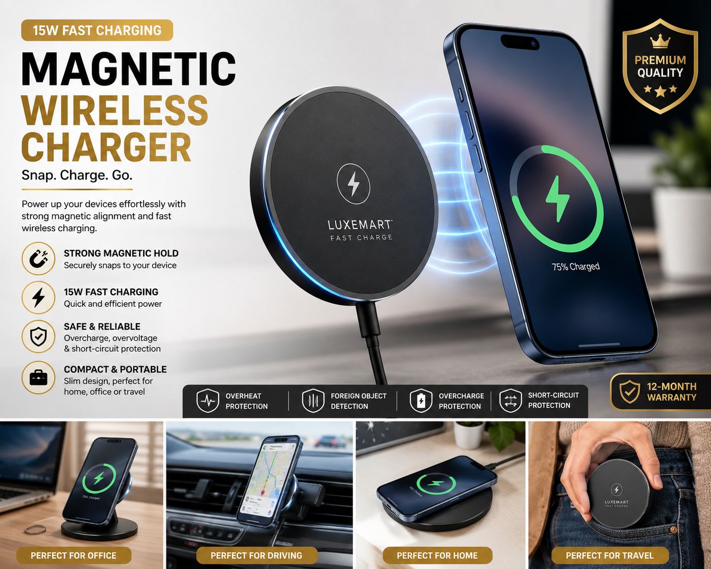 Magnetic Wireless Charger