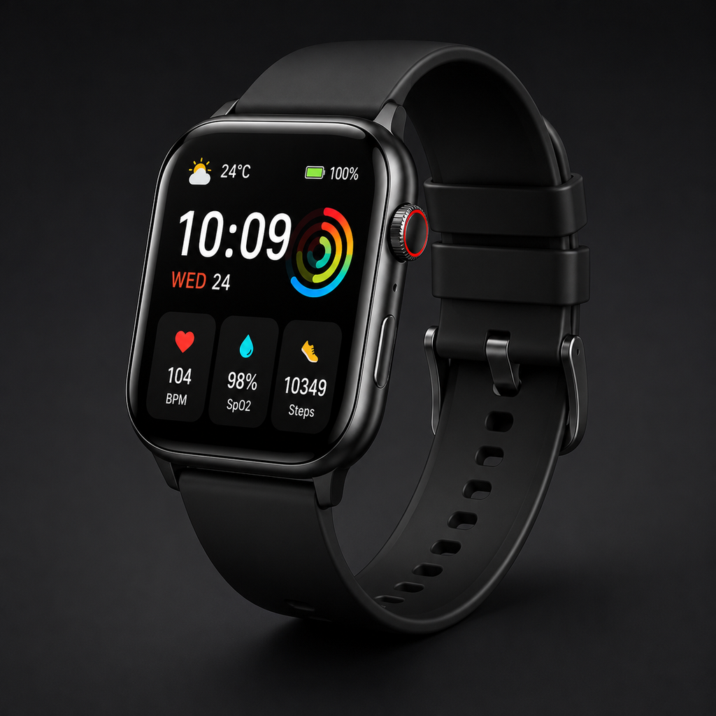 Smart Watch with Bluetooth Calling & Health Monitor