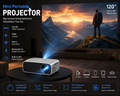 Mini Portable Projector – Full HD 1080P WiFi & Bluetooth Home Cinema