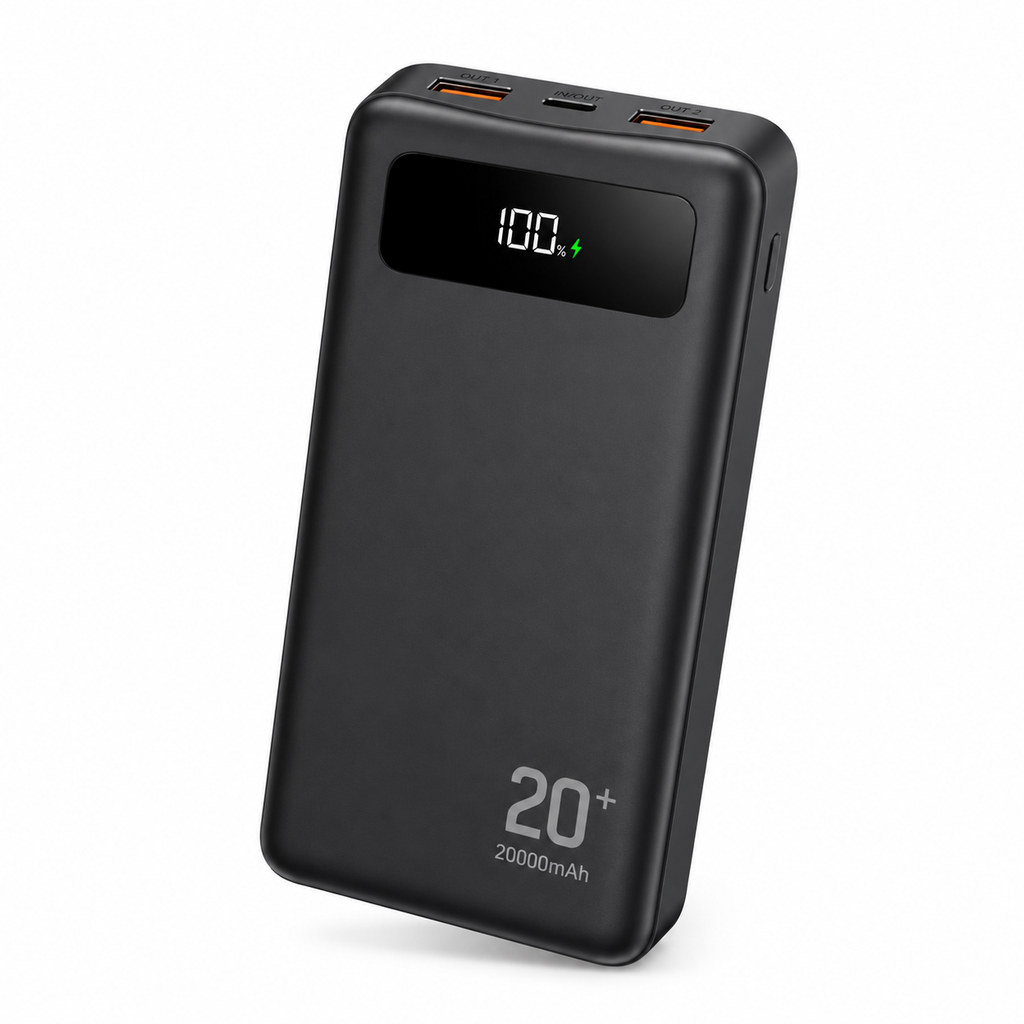 20,000mAh Fast Charging Power Bank – Portable USB-C Battery Pack