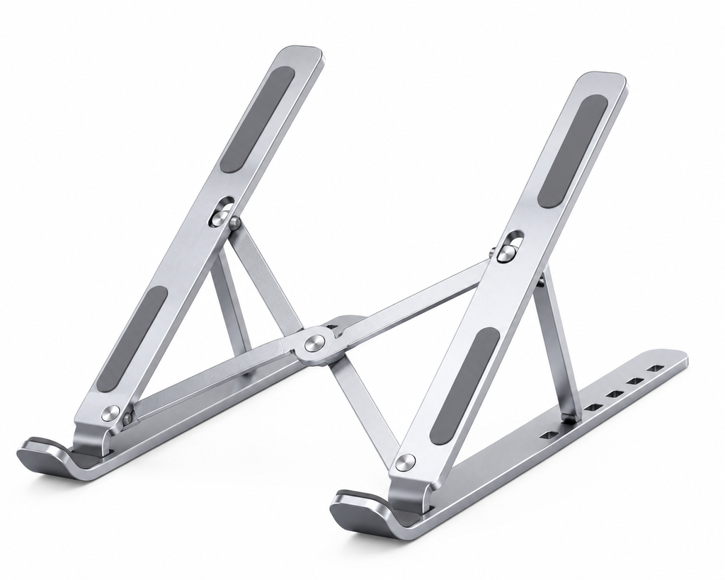 Foldable Aluminum Laptop Stand – Adjustable Portable Desk Stand for Laptops