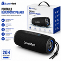 LuxeMart Portable Bluetooth Speaker – HD Stereo Sound, Waterproof & Long Battery Life