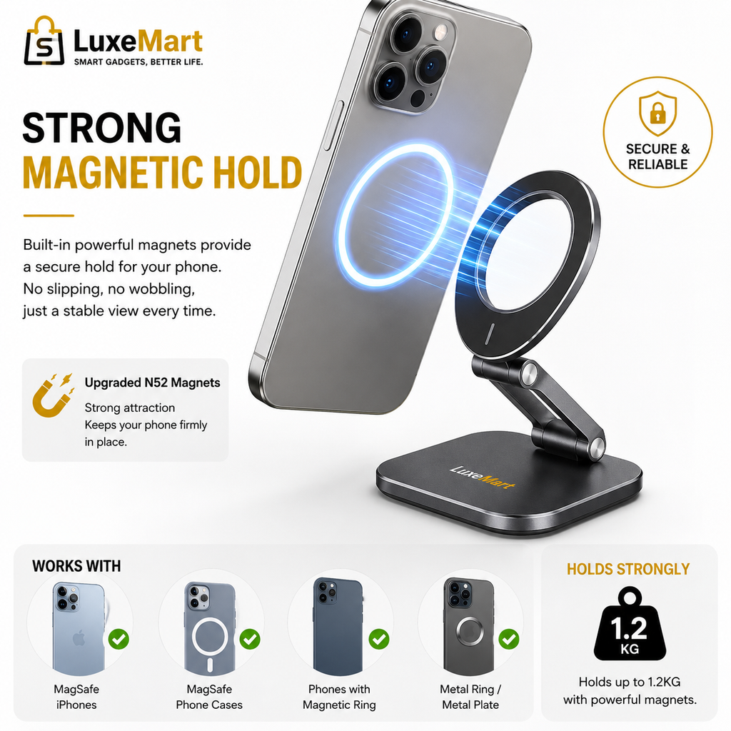 Magnetic Foldable Phone Stand