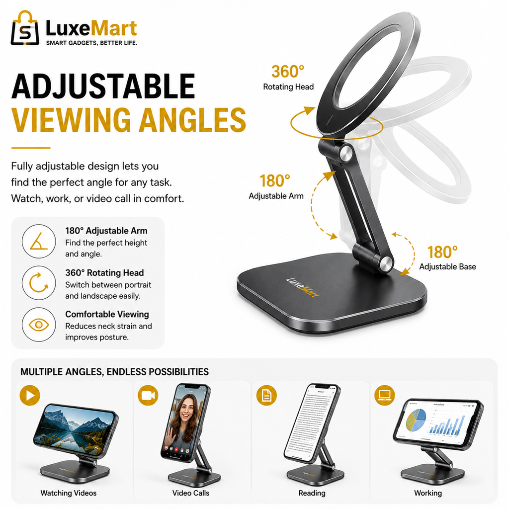 Magnetic Foldable Phone Stand