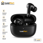 LuxeMart Wireless Bluetooth Earbuds – Hi-Fi Stereo Noise Reduction with Charging Case