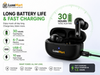 LuxeMart Wireless Bluetooth Earbuds – Hi-Fi Stereo Noise Reduction with Charging Case