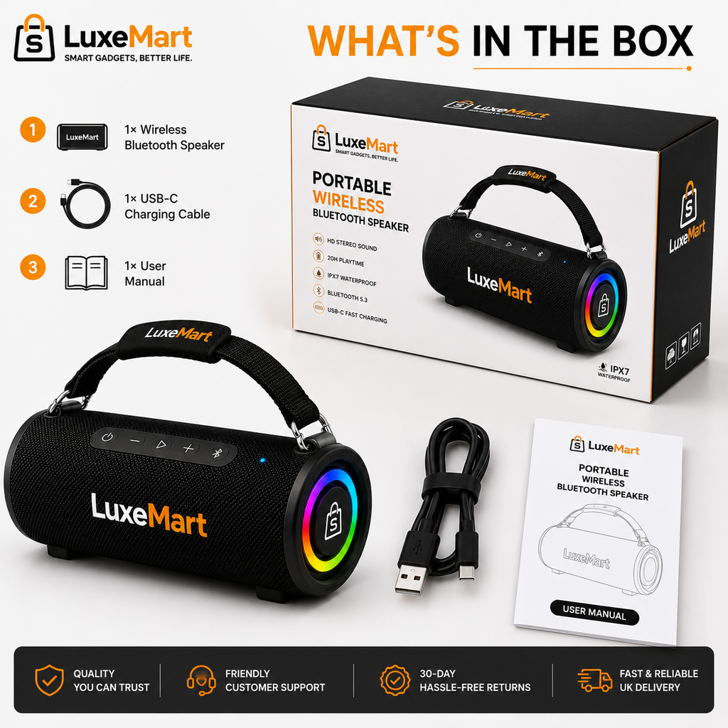 Portable Wireless Bluetooth Speaker