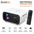 LuxeMart Mini Portable Projector