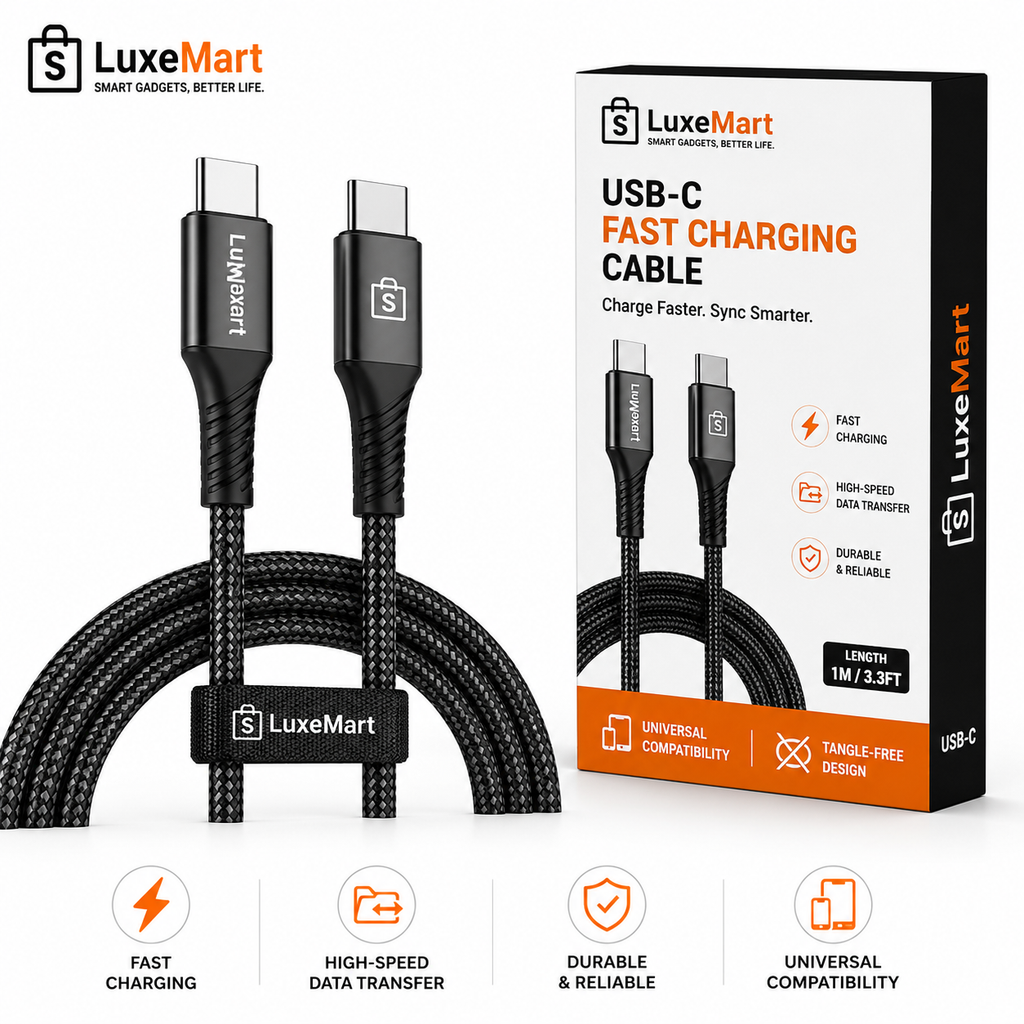 LuxeMart USB-C Fast Charging Cable
