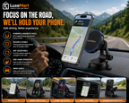 LuxeMart Magnetic Wireless Car Phone Mount