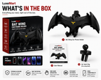 LuxeMart Bat Wing Car Phone Holder – Gravity Air Vent Mount for Smartphones