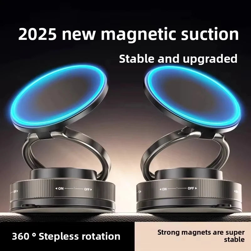 360° Magnetic Car Phone Holder – Strong Suction Dashboard Mount