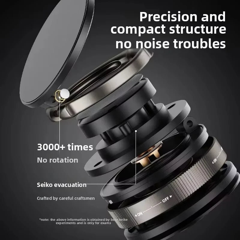 360° Magnetic Car Phone Holder – Strong Suction Dashboard Mount